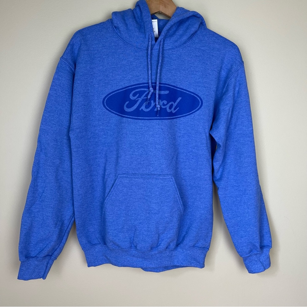 Ford Hoodie Sweater Blue Size S